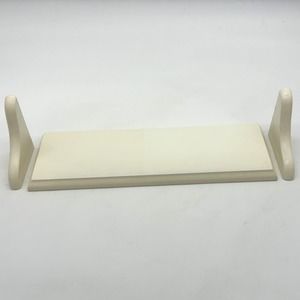 Distressed 16"x5" White Wall Shelf Ledge Painted Wood Composite Shelf Home Decor